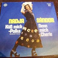 Nadja Sandor -7" Küß mich-Polka - nur das Cover !! - mint !