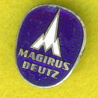 Magirus Deutz emaillierte Brosche Anstecknadel :