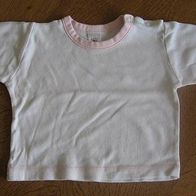 rosa/ weißes T-Shirt, Gr. 62, Baby Club, 100% Baumwolle