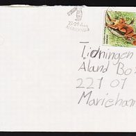 Finnland - Aland - Brief mit Marke Mi. Nr. 45 - 11 Säugetiere / Eichhörnchen <