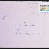 Finnland - Aland - Brief mit Marke Mi. Nr. 51 - 9 NORDEN/ Tourismus <