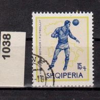Albanien Mi. Nr. 1038 Fußball-WM 1966 in England o <