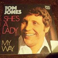 Tom Jones - 7" She´s a lady - nur das Cover !! -mint !!