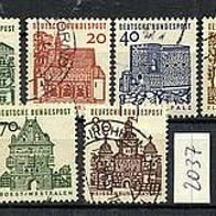 2037 - BRD Briefmarken Michel Nr.454 - 461 gestempelt Jahrgang 1964