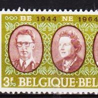 Belgien Mi. Nr. 1366 (2) - 20 Jahre Zollunion "BENELUX" * * <