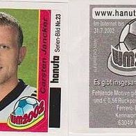 HANUTA-Sammelbild WM 2002 - Nr. 23 - Carsten Jancker
