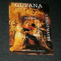 Guyana, Blockausgabe lt. Bild