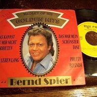 Bernd Spier -7" ZYX 2x Medley of his Golden Hits -´89 ZYX- rar ! - Topzustand !