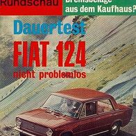 motor Rundschau 469, Fiat 124, Simca 1501 , Bremsbeläge, F 1, NSU, Kolben