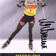 Magdalena Neuner Biathlon Originalautogramm aus Privatsammlung - al-