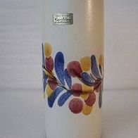 Sehr dekorative, zylindrische Keramik-Vase v. Tönnieshof Carstens W-Germany, 60ger J.