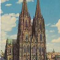 alte AK Köln Rhein 1968, Dom