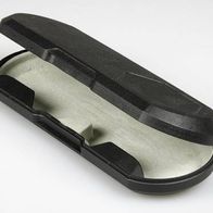 Brillenentui, Kunstoff, schwarz/ beige