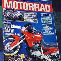 Zeitschrift Motorrad 17/1993