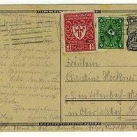 Postkarte Infla Deutsches Reich :
