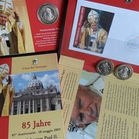 Vatikan 2005 nach Heiligsprechung eine Rarität - 85 Jahre Papst Johannes Paul II.