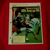 Geschichte des Fußballs III (1946-1990) / Infokarte über...