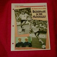 Brüderpaare in der Nationalelf (1980-1986) / Infokarte über...