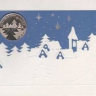 Numisbrief Niederlande 1994 Weihnachtsgrußkarte "KERSTMIS 1994"