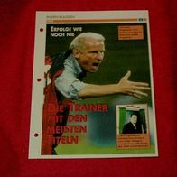 Die Trainer mit den meisten Titeln (1994) / Infokarte über...