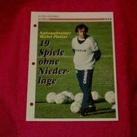 Michel Platini (1988-1992) / Infokarte über...
