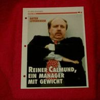 Reiner Calmund (1976-1994) / Infokarte über...