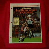 SC Freiburg - Ein Klub bleibt sich treu (1993-1996) / Infokarte über...