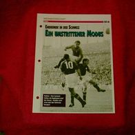 WM 1954: Ein umstrittener Modus / Infokarte über...