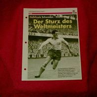 WM 1958: Halbfinale Schweden - Deutschland / Infokarte über...