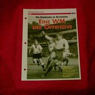 WM 1958: Eine WM der Offensive / Infokarte über...