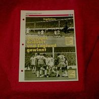 WM 1966: Die Ergebnisse / Infokarte über...