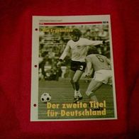 WM 1974: Die Ergebnisse / Infokarte über...