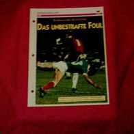 WM 1982: Das unbestrafte Foul / Infokarte über...