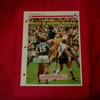 WM 1986: Halbfinale Deutschland - Frankreich / Infokarte über...