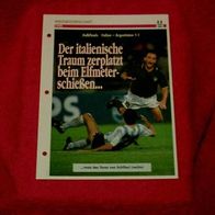 WM 1990: Halbfinale Italien - Argentinien / Infokarte über...