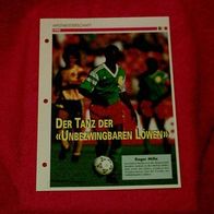 WM 1990: Kamerun - Der Tanz der "unbezwingbaren Löwen" / Infokarte über...