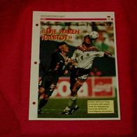 WM 1994: Gruppenspiel Deutschland - Südkorea / Infokarte über...