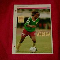 WM 1994: Vorrunden Ergebnisse Afrika / Infokarte über...