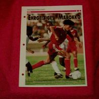 WM 1994: Die Qualifikation von Marokko / Infokarte über...