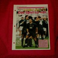 WM 1994: Maradona gedopt / Infokarte über...