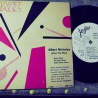 Albert Nicholas plays the blues - 7" US 4-track EP Jazztone J-704 (33 Upm !)