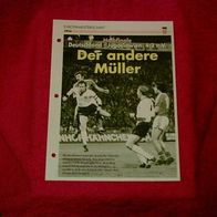 EM 1976: Halbfinale Deutschland - Jugoslawien / Infokarte über...