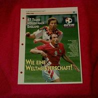 EM 1996: 47 Teams wollen nach England / Infokarte über...