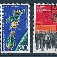 3366 - DDR Briefmarken Michel Nr 2054,2083,2084 gestempelt Jahrgang 1975
