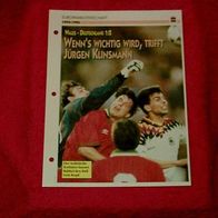 EM 1996: Qualifikationsspiel Wales - Deutschland (2) / Infokarte über...