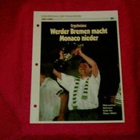 Europapokal der Pokalsieger 1992: Die Ergebnisse / Infokarte über...