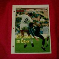 UEFA-Pokal 1994: Inter Mailand - Cagliari / Infokarte über...