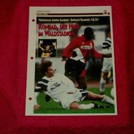UEFA-Pokal 1994: Austria Salzburg - Eintracht Frankfurt / Infokarte über...