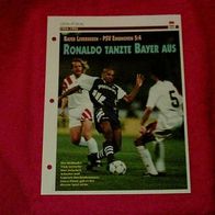 UEFA-Pokal 1995: Bayer Leverkusen - PSV Eindhoven / Infokarte über...