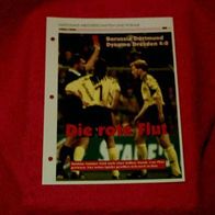 Borussia Dortmund - Dynamo Dresden (1993) / Infokarte über...